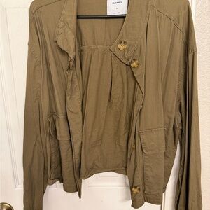 Old Navy Women's Utility Jacket in Olive